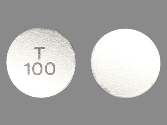 Pill T 100 White Round is Tarceva