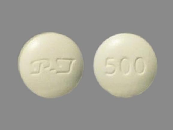 Pill 500 PT White Round is Neomycin Sulfate