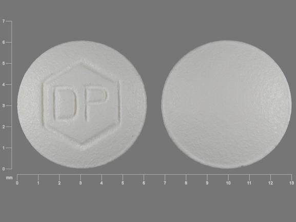 Pill DP White Round is Yasmin