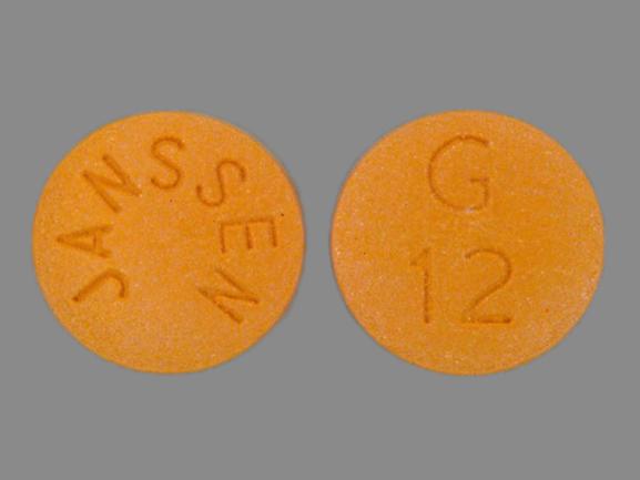 Razadyne 12 mg JANSSEN G 12