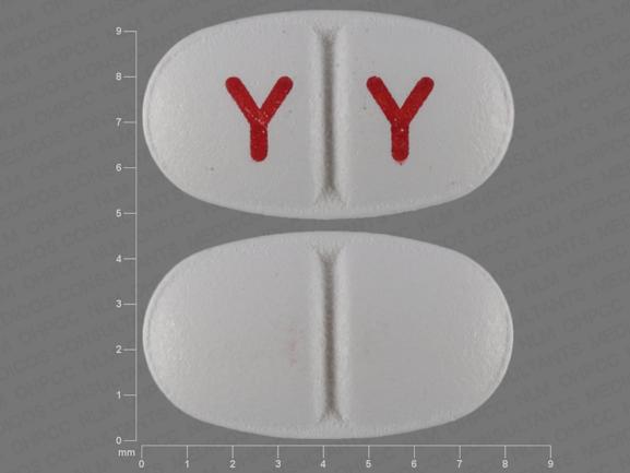 Pill Y Y White Elliptical/Oval is Levocetirizine dihydrochloride