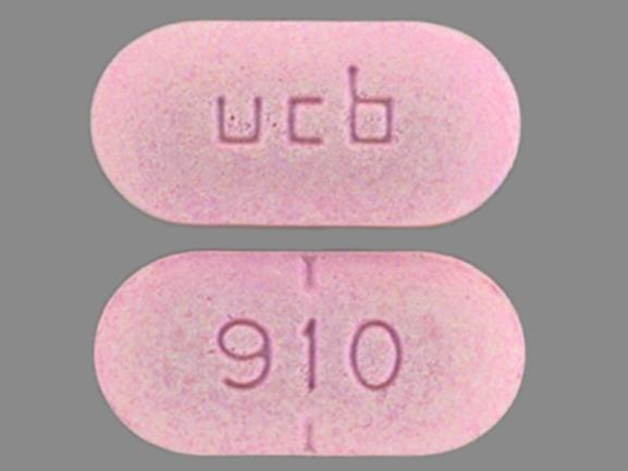 Pill ucb 910 Pink Oval is Lortab 10/500