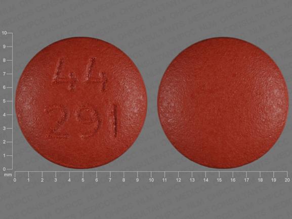 Pill 44 291 Brown Round is Ibuprofen