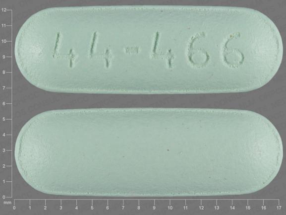 44 466 Pill Green Capsule Oblong Pill Identifier