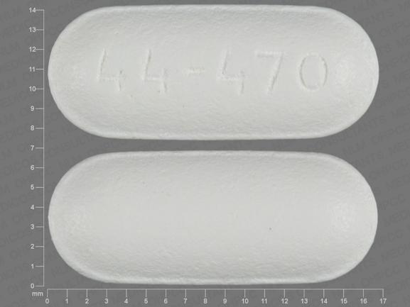 Pilleri 44 470 on asetaminofeeni, dekstrometorfaani ja fenyyliefriini 325 mg / 10 mg / 5 mg