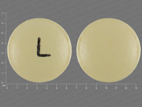 Pill L Yellow Round is Aspirin