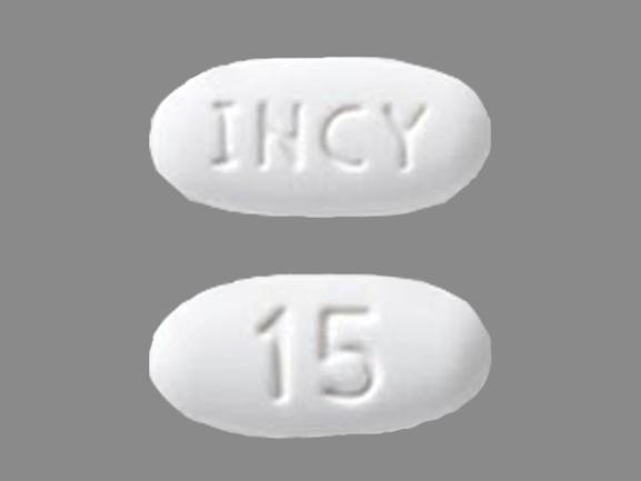 Pill INCY 15 White Oval is Jakafi