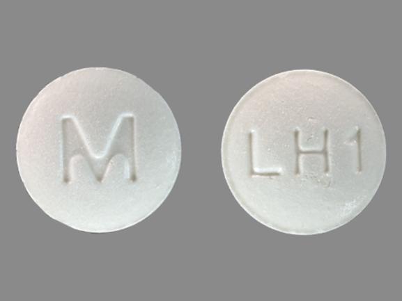 Hydrochlorothiazide and lisinopril 12.5 mg / 10 mg M LH1