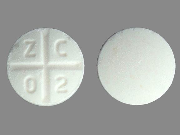 Pill Z C 0 2 is Promethazine Hydrochloride 25 mg