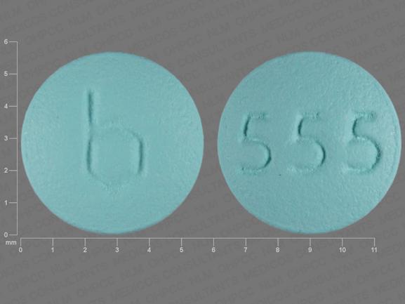 Pill b 555 is Seasonique ethinyl estradiol 0.03 mg / levonorgestrel 0.15 mg