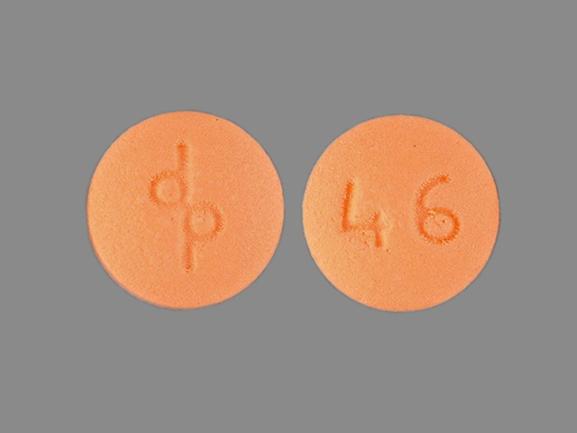 Pill dp 46 Orange Round is Cenestin
