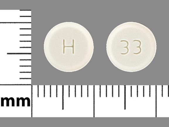 Pioglitazone hydrochloride 45 mg (base) H 33