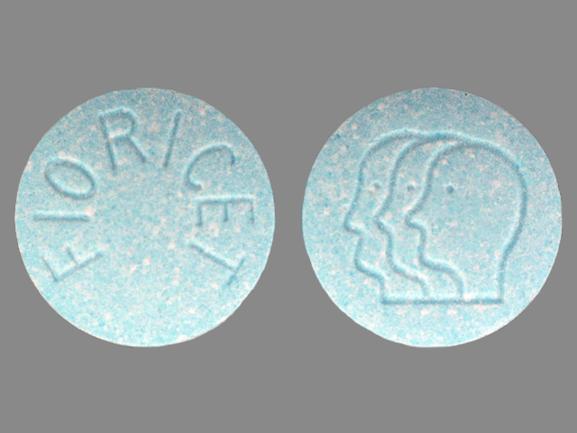 Pill FIORICET S LOGO Blue Round is Fioricet