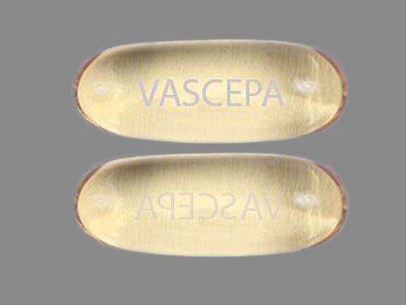 Pill VASCEPA  Brown Capsule-shape is Vascepa