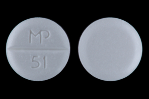 Pill MP 51 White Round is Prednisone