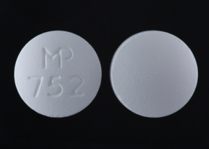 Pill MP 752 White Round is Metformin Hydrochloride