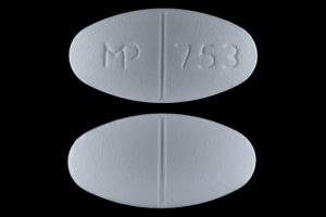 Metformin hydrochloride 1000 mg MP 753