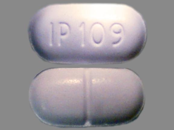 Pill IP 109 White Capsule-shape is Acetaminophen and Hydrocodone Bitartrate