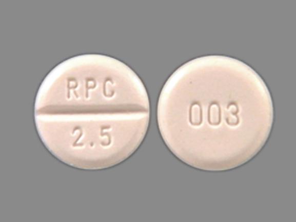 Pill RPC 2.5 003 White Round is ProAmatine