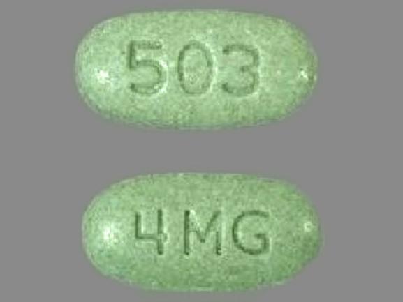 Pill 503 4MG Green Capsule/Oblong is Intuniv