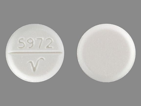 Trihexyphenidyl hydrochloride 5 mg 5972 V