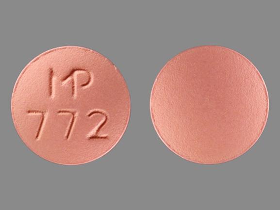 Pill MP 772 Orange Round is Felodipine Extended Release