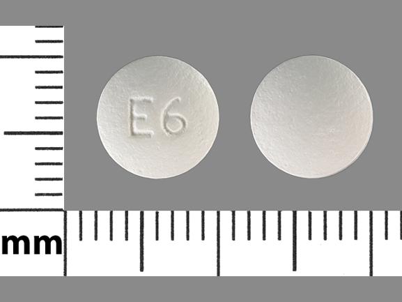 Pill E6 is Ethambutol Hydrochloride 100 mg