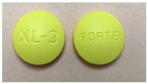 Acetaminophen, chlorpheniramine maleate and phenylephrine hydrochloride 325 mg / 4 mg / 10 mg XL 3 FORTE