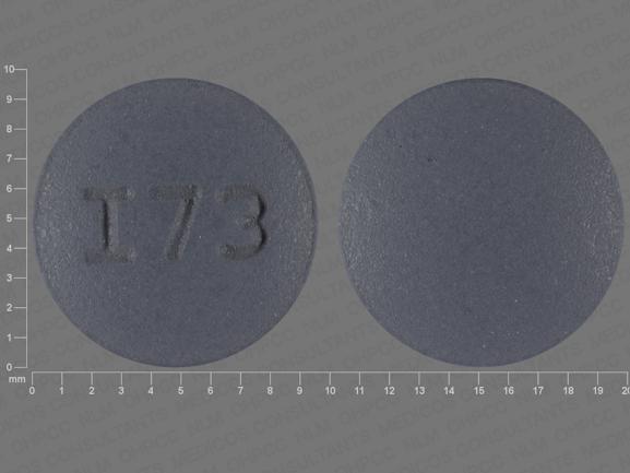 Pill I 73 Gray Round is Minocycline Hydrochloride