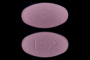 Pill R 192 Pink Oval is Fexofenadine Hydrochloride