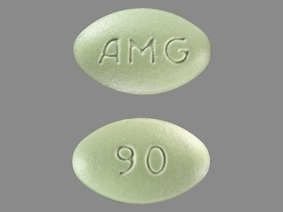 Pill AMG 90 Green Oval is Sensipar