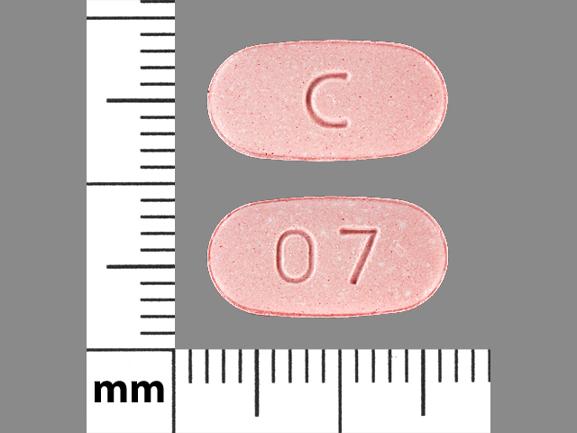 Pill C 07 is Fluconazole 200 mg