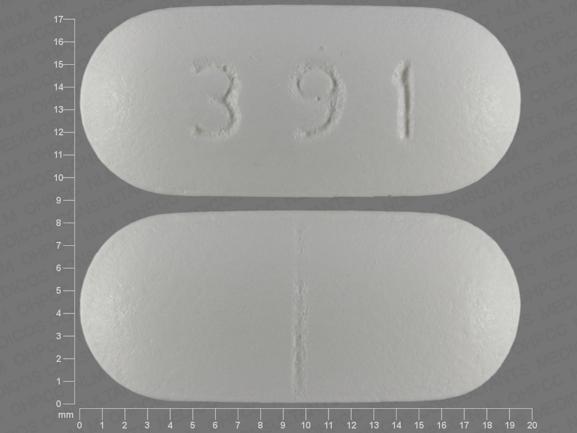 Pill 391 White Oval is Oxaprozin