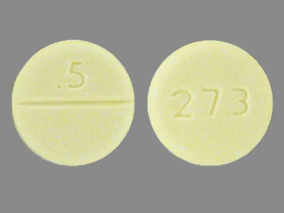 Clonazepam 0.5 mg yellow