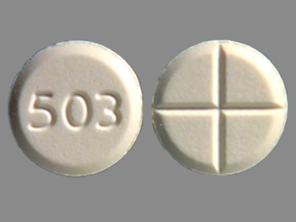 Tizanidine hydrochloride 4 mg 503