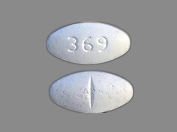 Pill 369 White Oval is Metoprolol Succinate Extended-Release