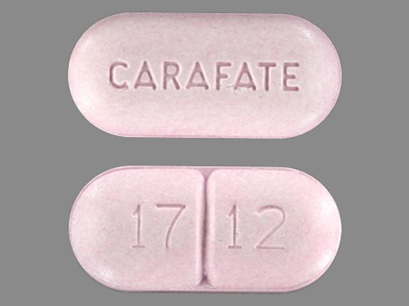 Pill CARAFATE 17 12 is Carafate 1 g