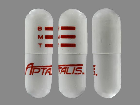 Pill B M T APTALIS White Capsule/Oblong is Pylera