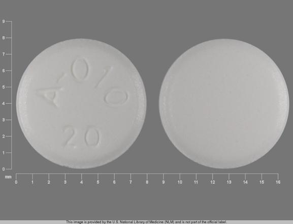 Abilify 20 mg A-010 20