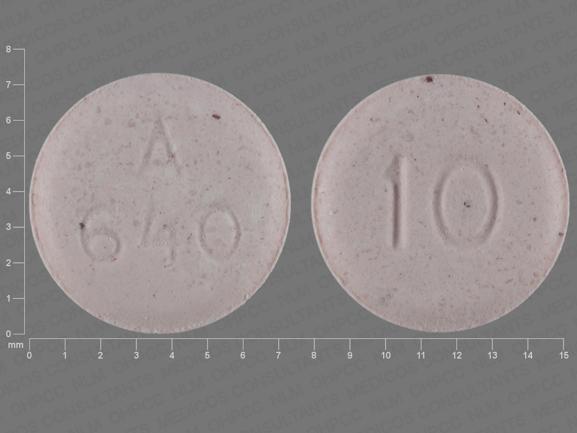 Pill A   640 10 Pink Round is Abilify Discmelt