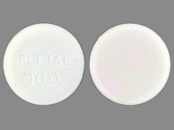 Pill PLETAL 100 is Pletal 100 mg