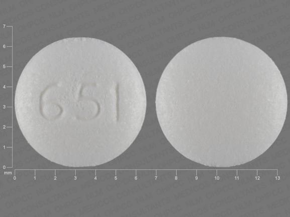 Pill 651 is Kapvay 0.1 mg