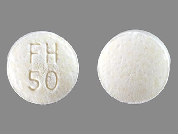 Pill FH 50 White Round is Triglide