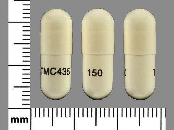 Pill TMC435 150 White Capsule/Oblong is Olysio