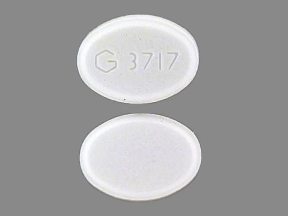 Pill G 3717 White Oval is Triazolam