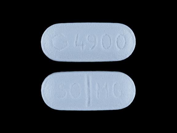 Sertraline hydrochloride 50 mg G 4900 50 MG