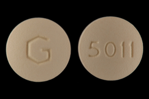 Pill 5011 G Yellow Round is Spironolactone