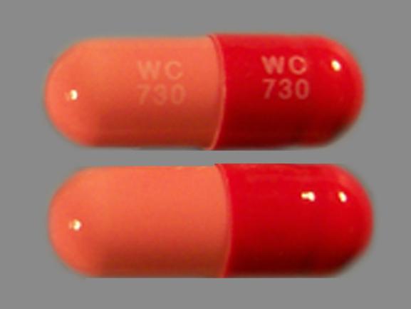 Amoxicillin 250 mg WC 730 WC 730