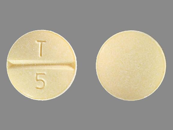 T 5 Pill Images Yellow Round