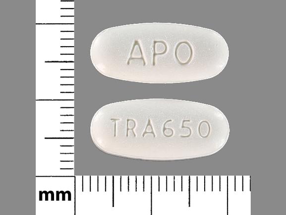 Pill APO TRA 650 White Oval is Tranexamic Acid